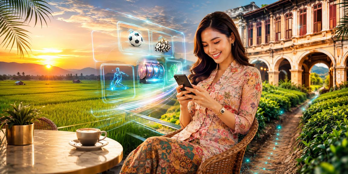Akses platform sukan melalui telefon mudah alih di Kedah Malaysia