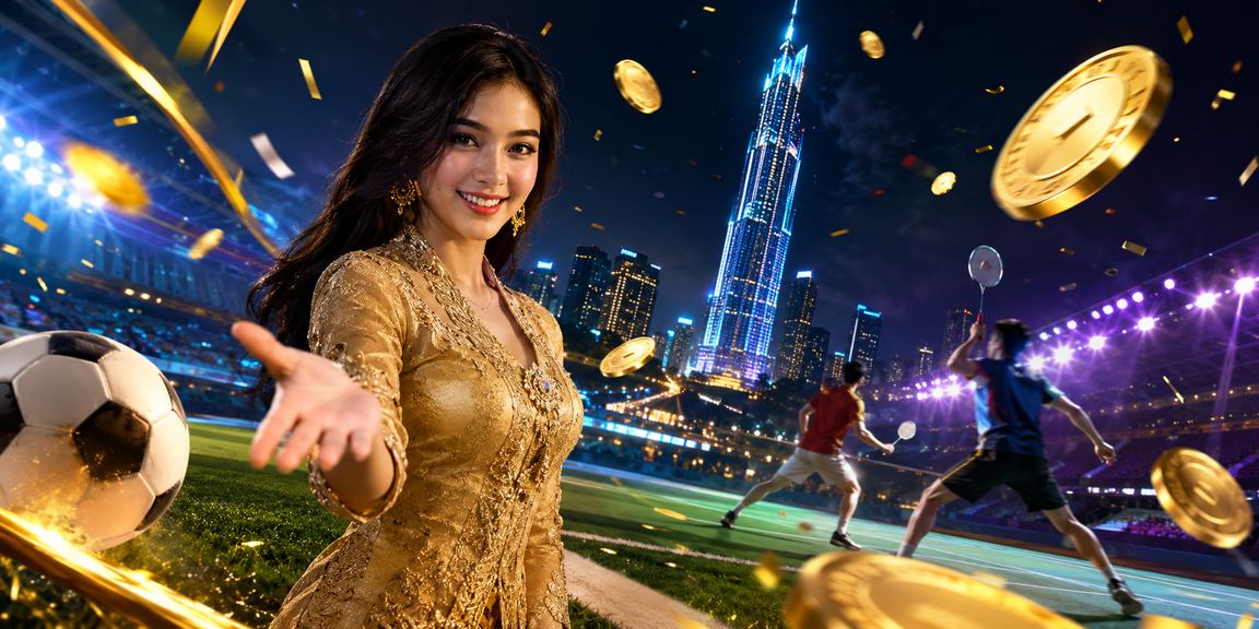 Suasana perayaan dan permainan dalam talian di Kuala Lumpur dengan pakaian kebaya